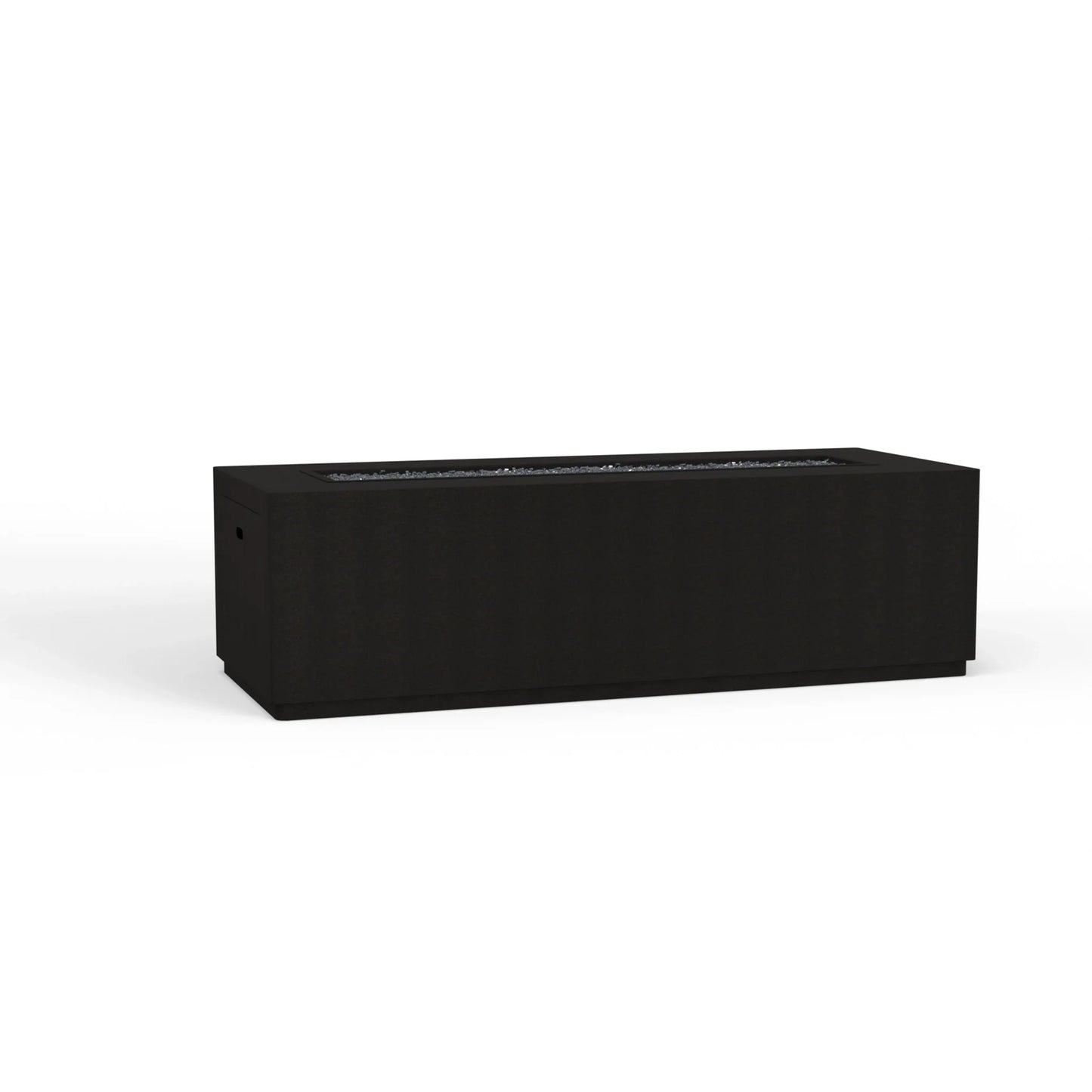 OW Lee 25" x 65" Rectangular Occasional Height Forma Aluminum Fire Pit