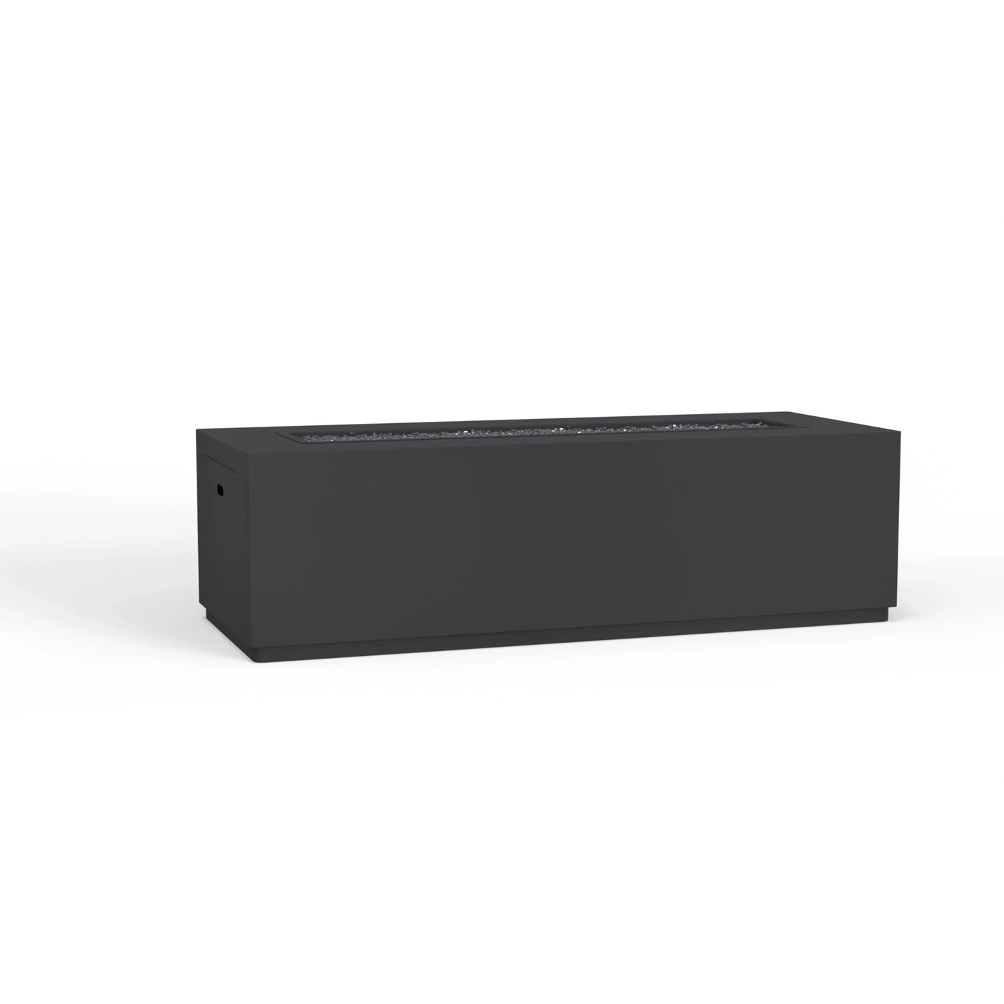OW Lee 25" x 65" Rectangular Occasional Height Forma Aluminum Fire Pit