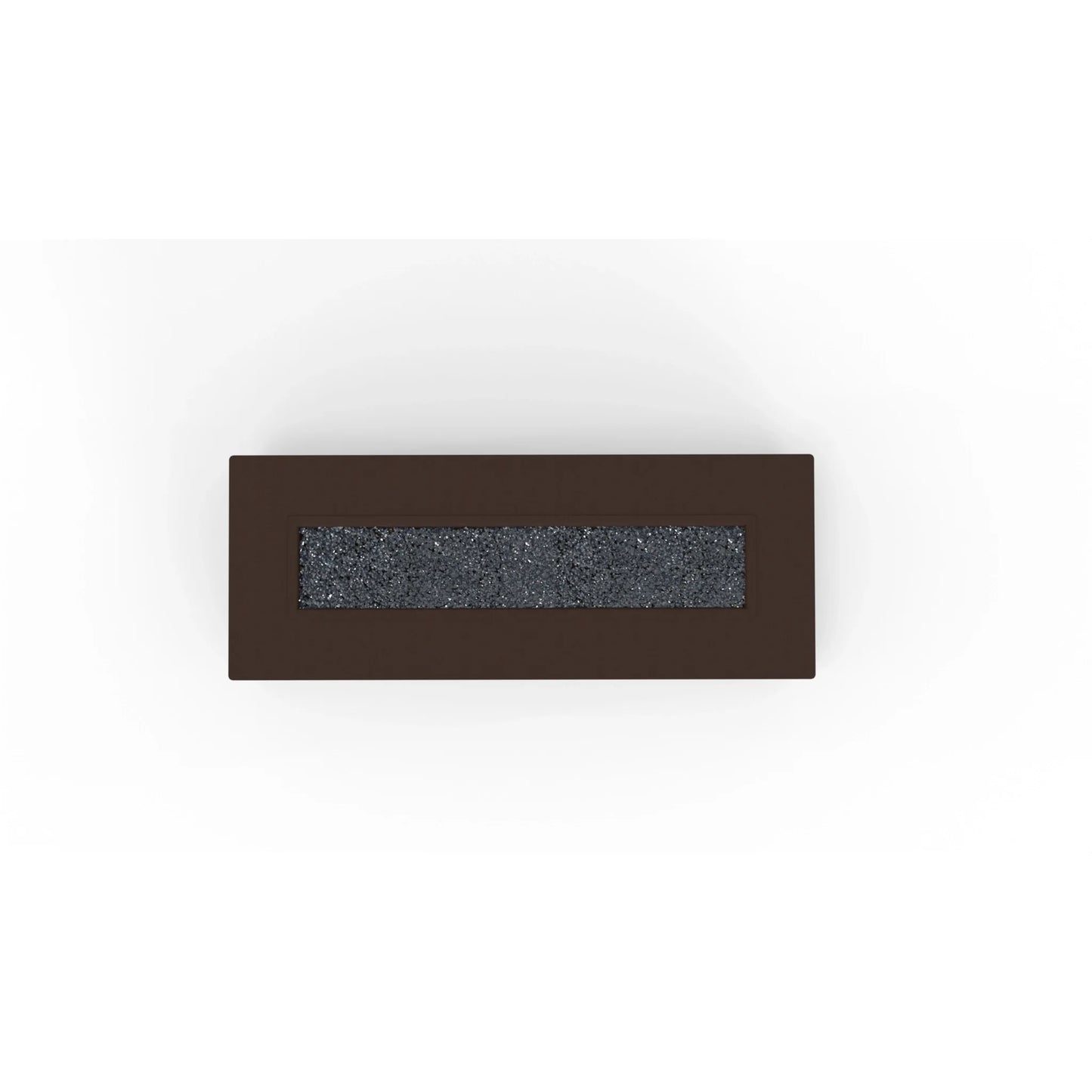 OW Lee 25" x 65" Rectangular Occasional Height Forma Aluminum Fire Pit