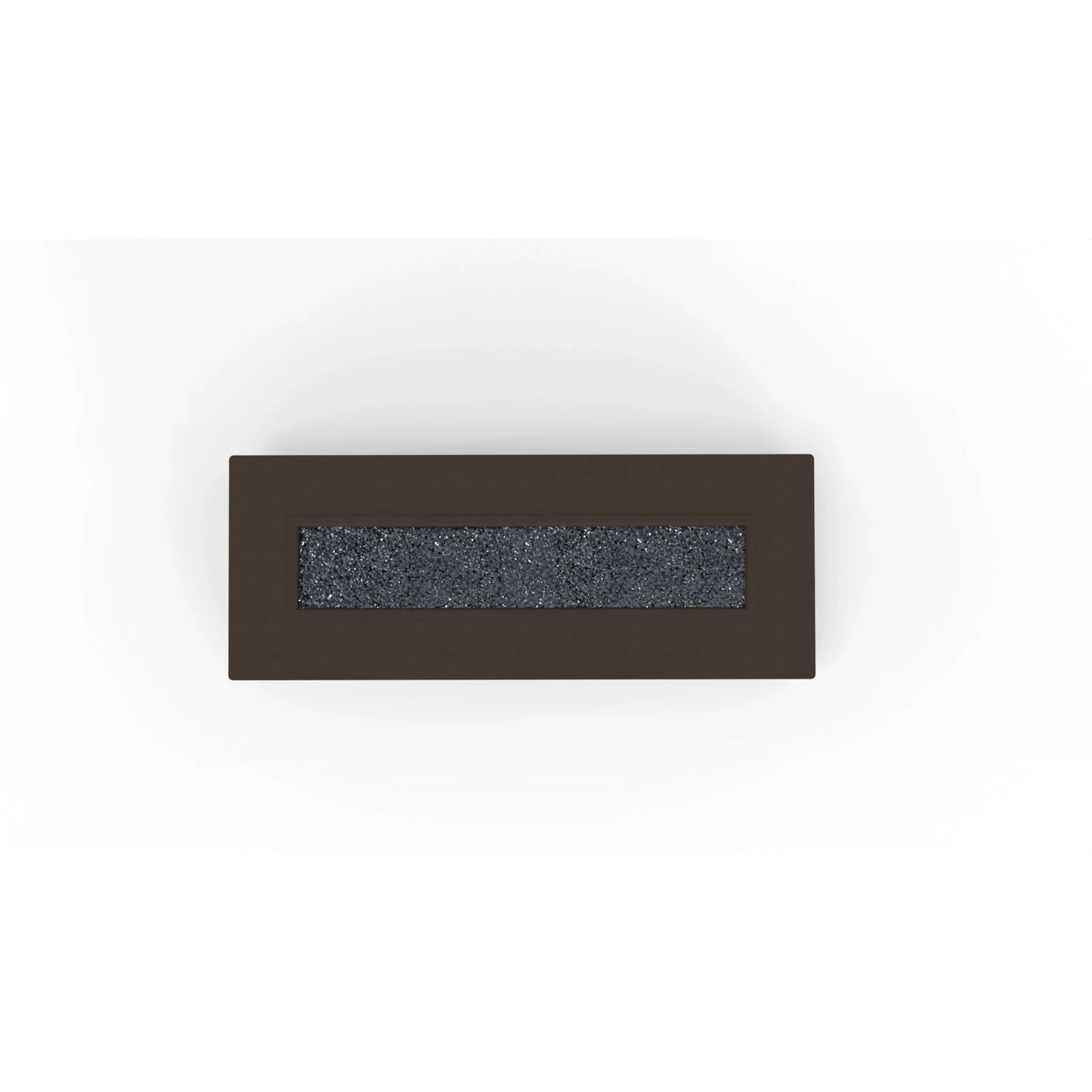 OW Lee 25" x 65" Rectangular Occasional Height Forma Aluminum Fire Pit