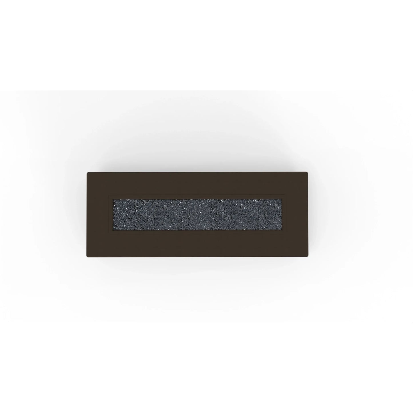 OW Lee 25" x 65" Rectangular Occasional Height Forma Aluminum Fire Pit