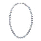 8.5-9.0 mm 18 Inch Silver Blue Akoya Baroque Pearl Necklace