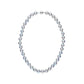 9.0-9.5 mm Silver-Blue Akoya Baroque Pearl Necklace