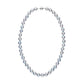 9.0-9.5 mm Silver-Blue Akoya Baroque Pearl Necklace