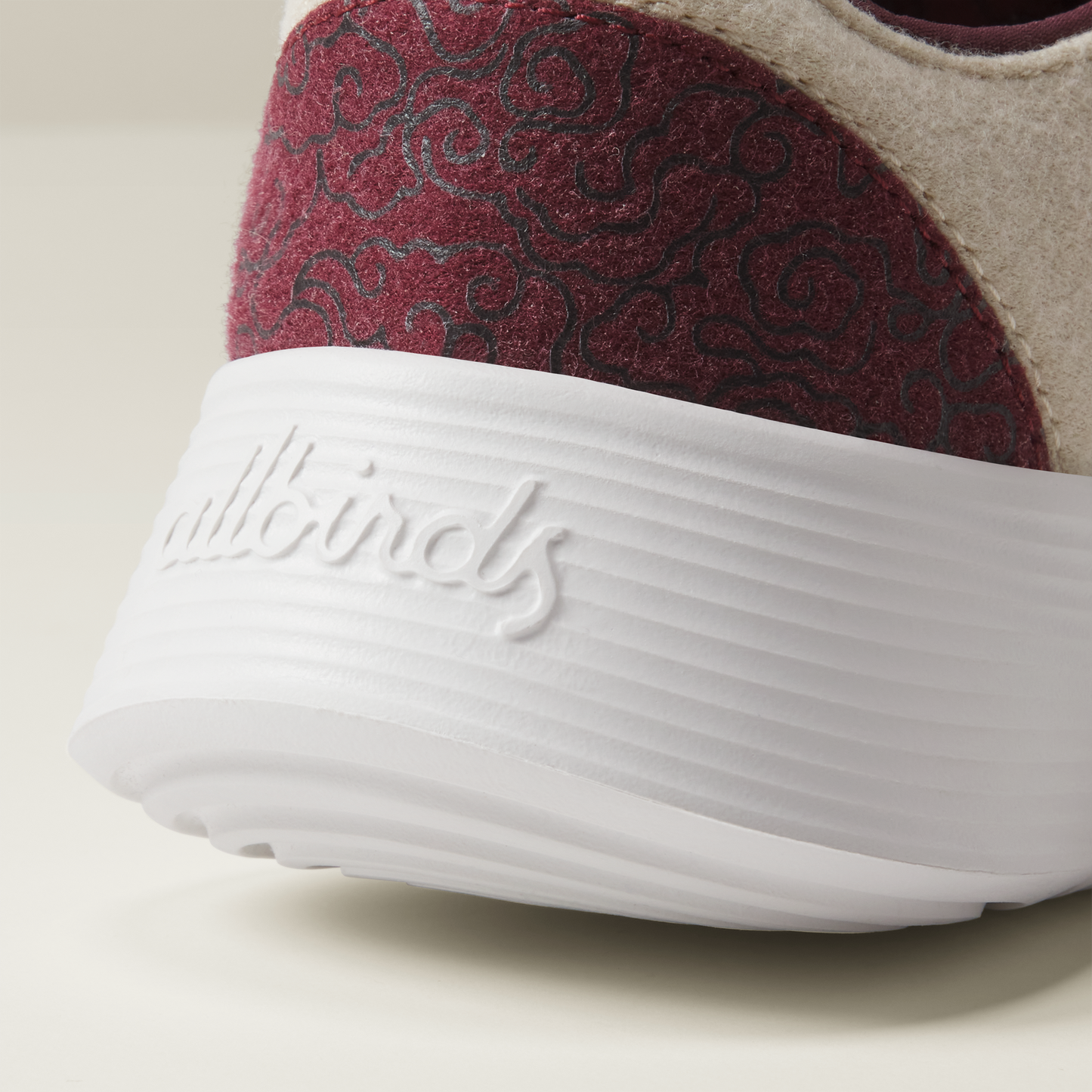 Women's Wool Runner 2 - Beige Hush/Botanic Red (Blizzard Sole)