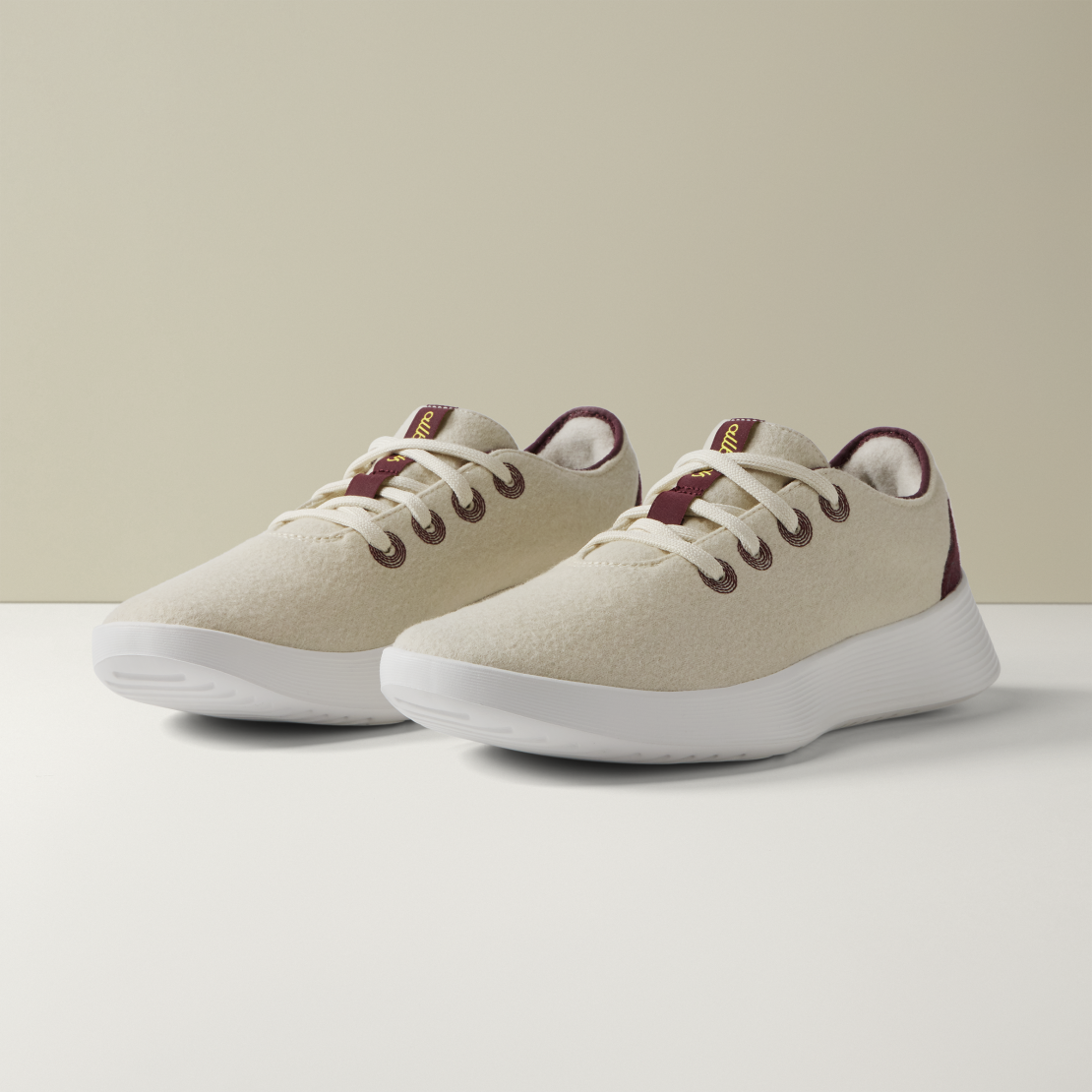 Women's Wool Runner 2 - Beige Hush/Botanic Red (Blizzard Sole)