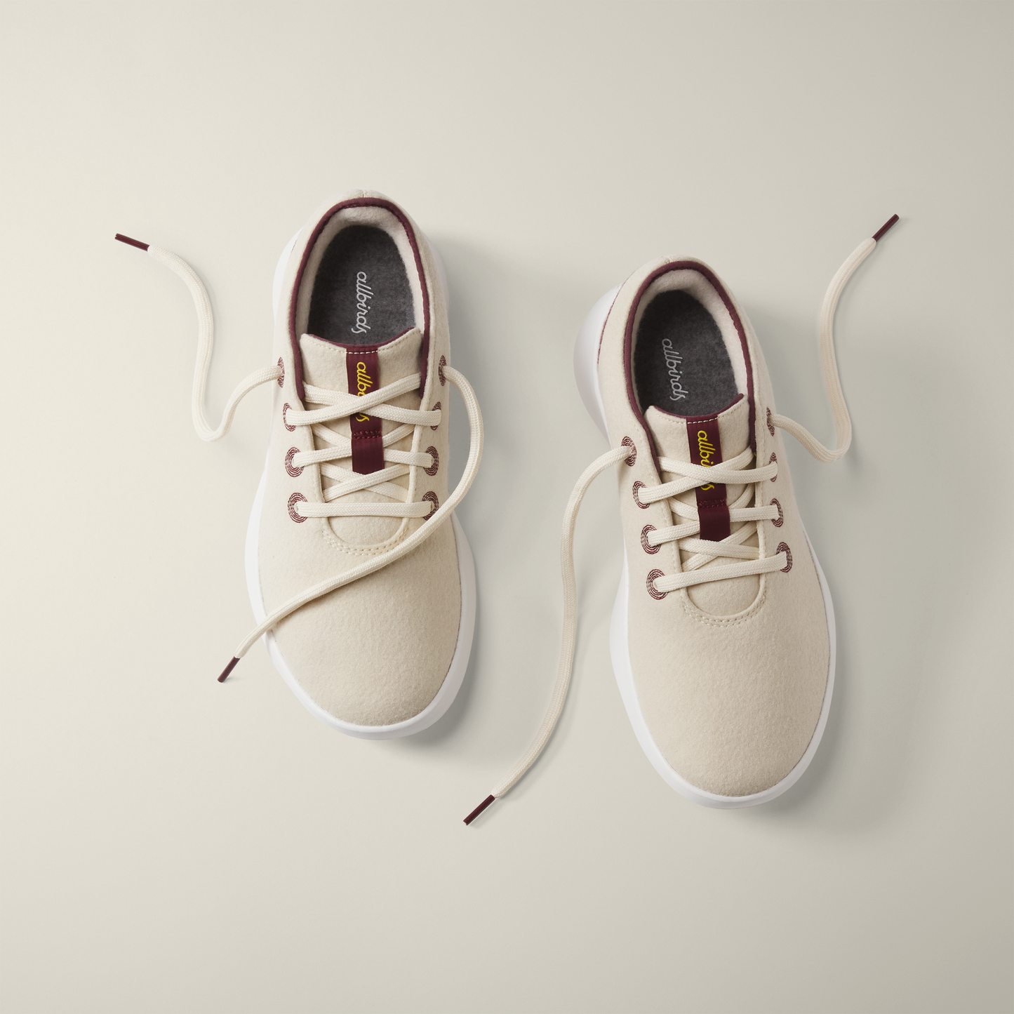 Women's Wool Runner 2 - Beige Hush/Botanic Red (Blizzard Sole)