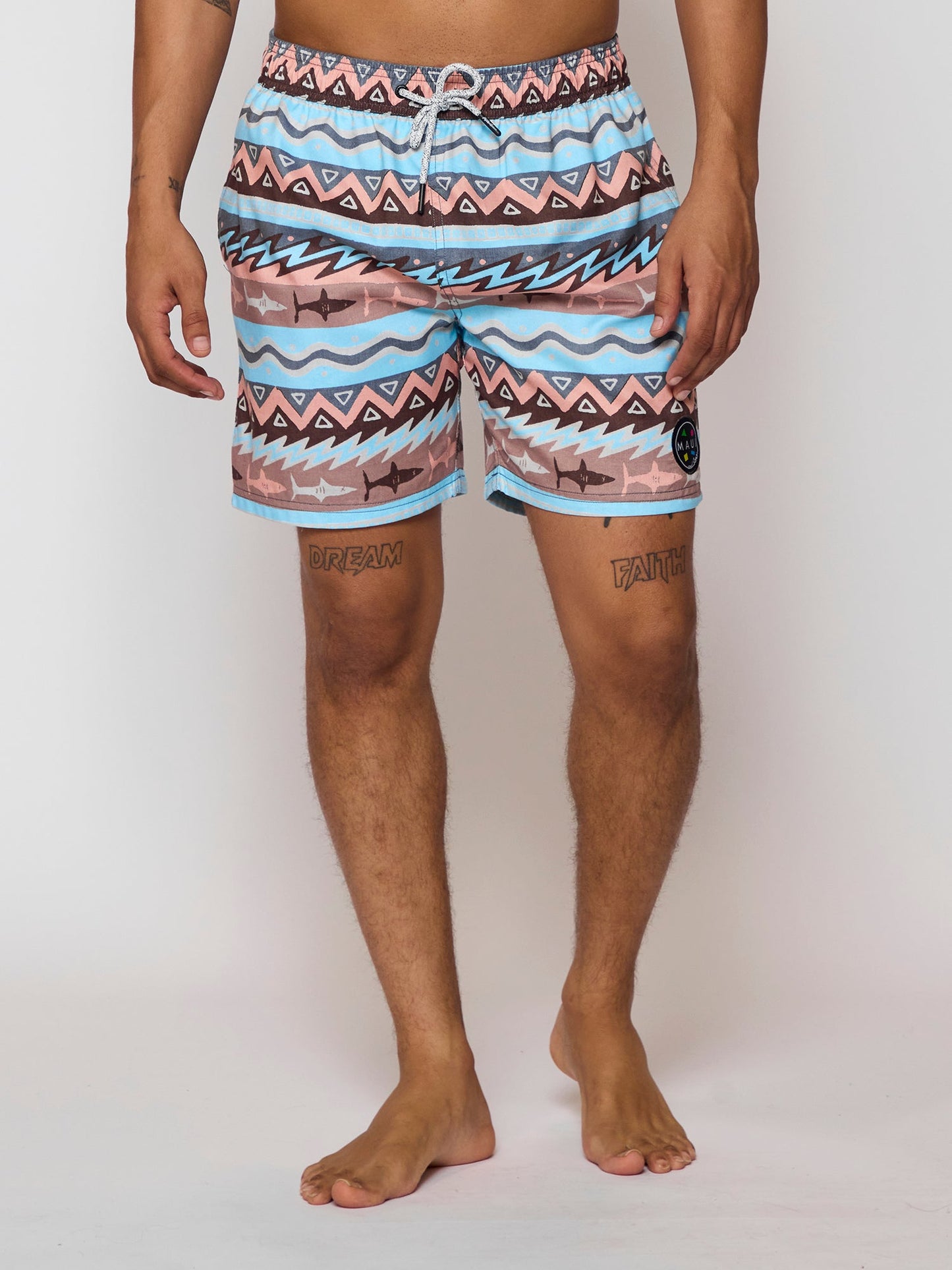 Stoker Pool Shorts in Tan