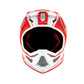 100% STATUS Youth Helmet - Topenga Red/White