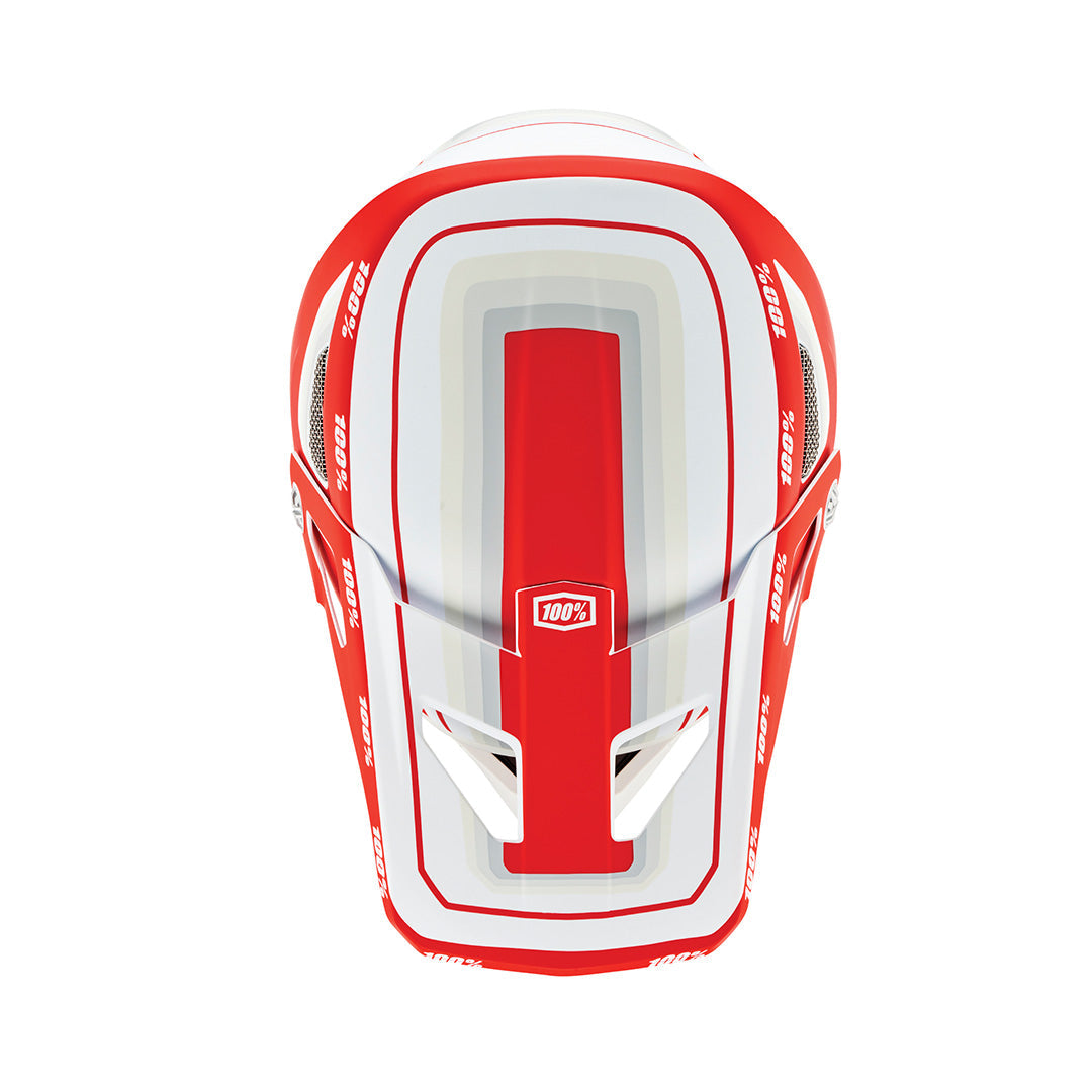100% STATUS Youth Helmet - Topenga Red/White