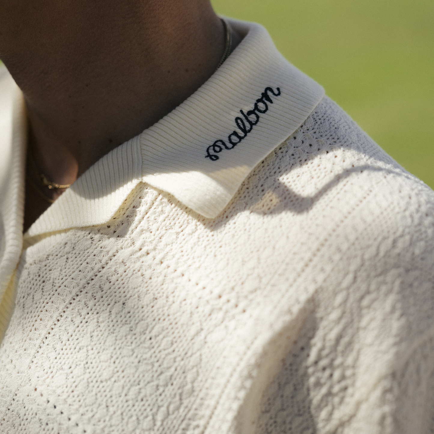 Resort Crochet Polo