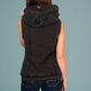 Zoe Sherpa Carbon Hoodie Vest