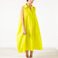 Balloon Cotton Dress in Yellow