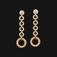 18k Dangling Pendant Earrings