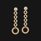 14k Dangling Pendant Earrings