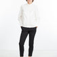 Trim Collar Poplin Blouse in Off White