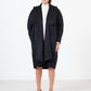 Shahmeena Cocoon Coat in Black
