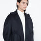 Shahmeena Cocoon Coat in Black