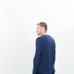 Cashmere Jersey Long Sleeve Tee in Navy