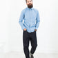 British Officer's Shirt in Sky Blue
