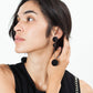 Drop Cluster Earring in Black