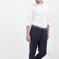 Sinclair Trouser in Navy Stripe