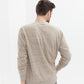 Jeth Sweatshirt in Grey/Rust