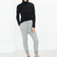 Highsoft Cropped Sweat in Heather Grey