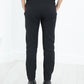 Side Zip Slim Pant in Black