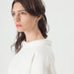 Pearl Fastened Dress in Cream/Black