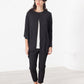 Unbalanced Cardigan in Black