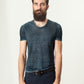 Melange T-Shirt in Navy/Black