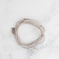 Bracelet 85 in Grey Silk/Silver
