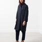 Woven Pleat Back Coat