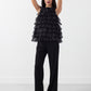 Organza Ruffle Top