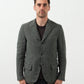 Five Button Cotton Blazer