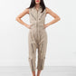Sleeveless Harem Flightsuit