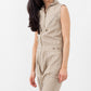 Sleeveless Harem Flightsuit