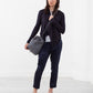 Draped Neck Cardigan