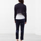 Draped Neck Cardigan