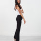Straight Seam Trouser in Black