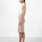 Floridia Leather Skirt