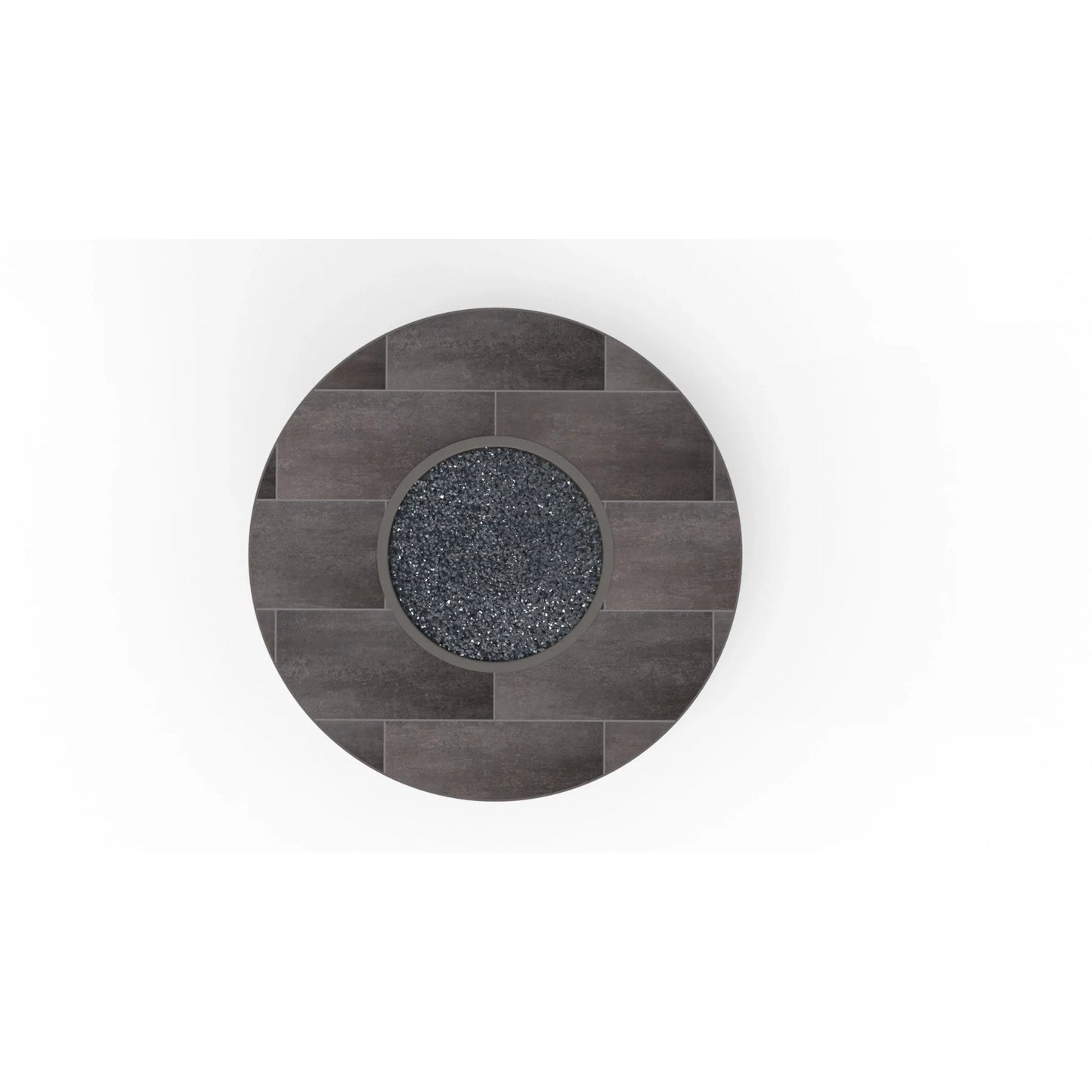 OW Lee 36" Round Chat Height Capri Iron Fire Pit