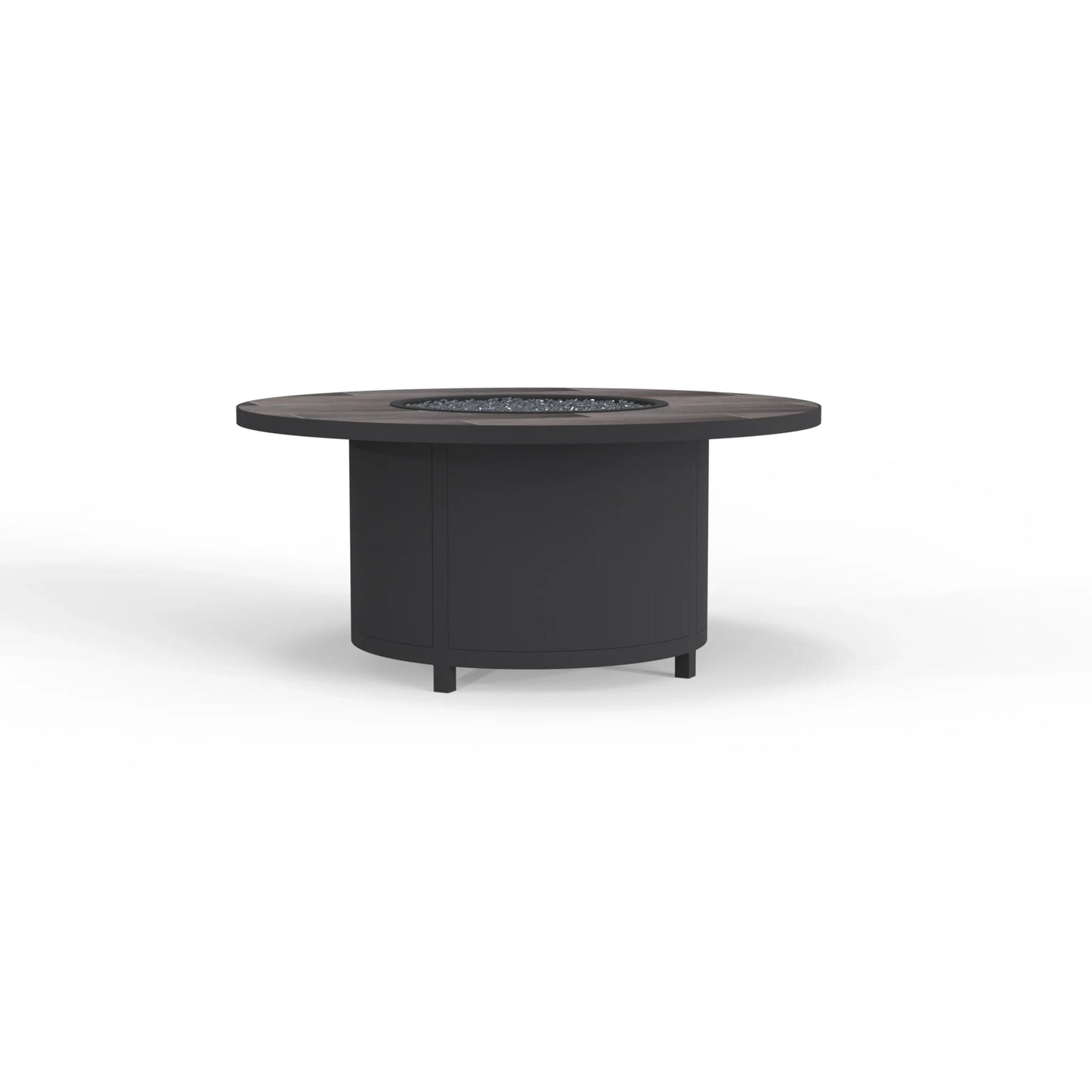 OW Lee 36" Round Chat Height Capri Iron Fire Pit