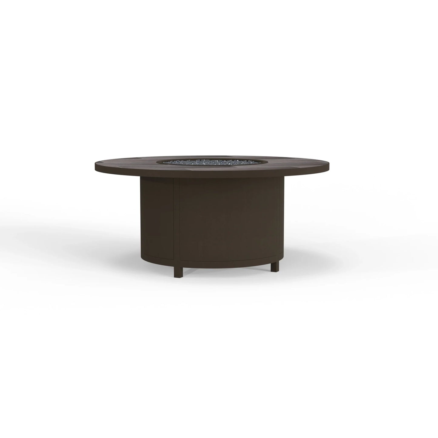 OW Lee 36" Round Chat Height Capri Iron Fire Pit