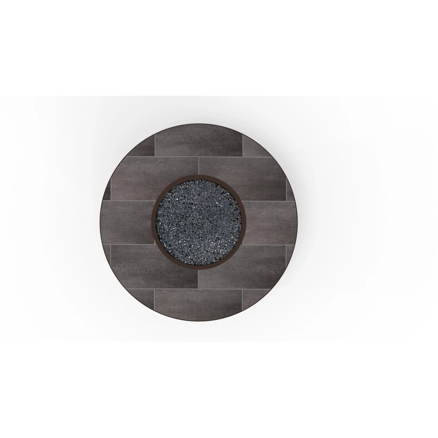 OW Lee 36" Round Chat Height Capri Iron Fire Pit