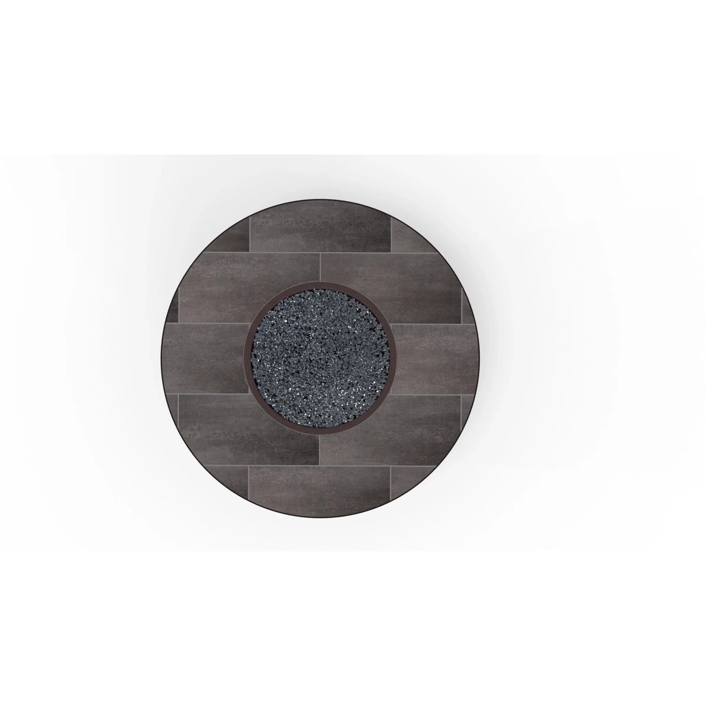 OW Lee 36" Round Chat Height Capri Iron Fire Pit