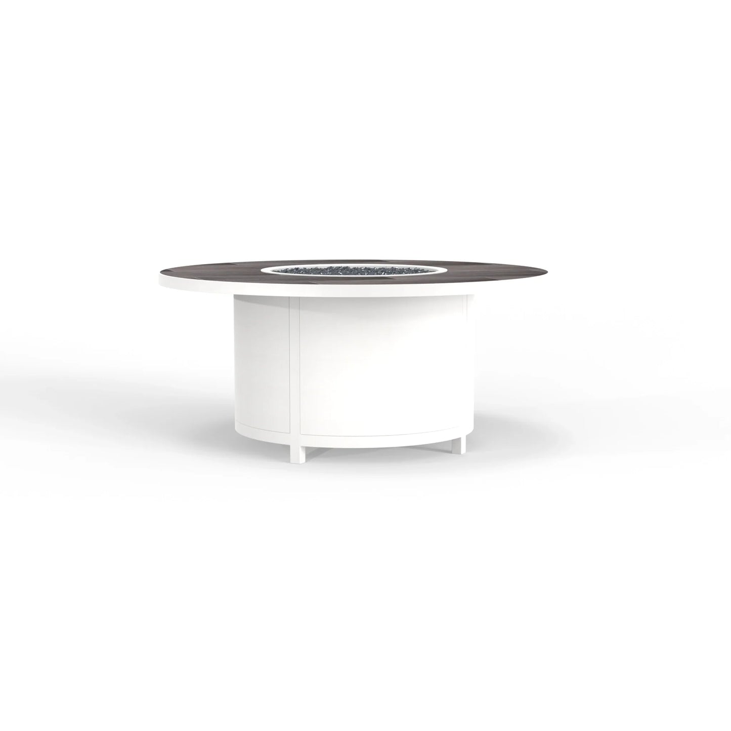 OW Lee 36" Round Chat Height Capri Iron Fire Pit