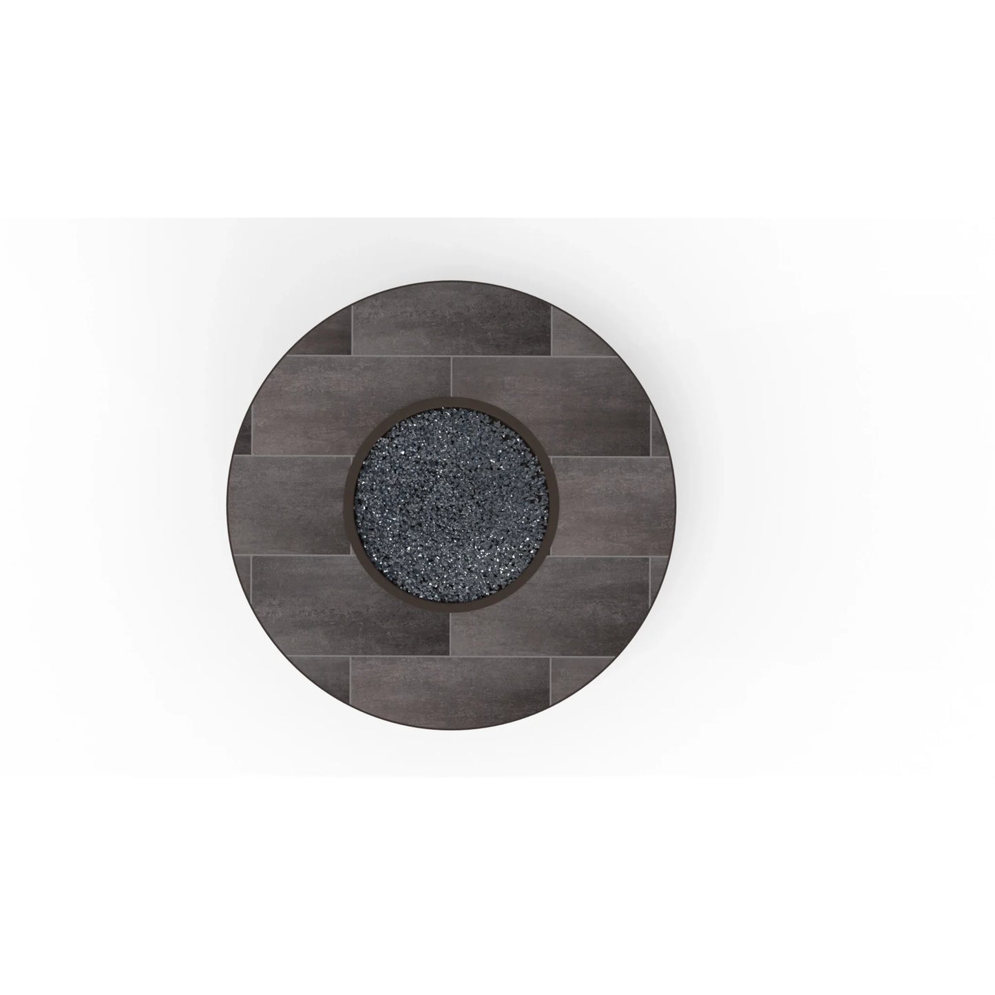 OW Lee 36" Round Chat Height Capri Iron Fire Pit