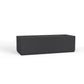 OW Lee 25" x 65" Rectangular Occasional Height Forma Aluminum Fire Pit